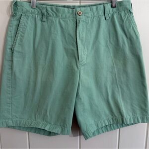 Nautica Classic Fit Shorts Mens 36W Green Cotton